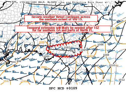 Mesoscale Discussion 109