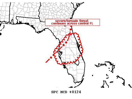 Mesoscale Discussion 124