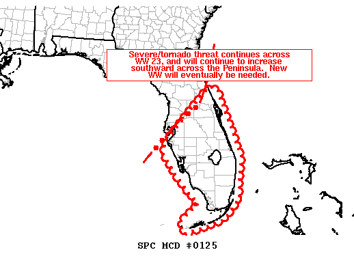 Mesoscale Discussion 125