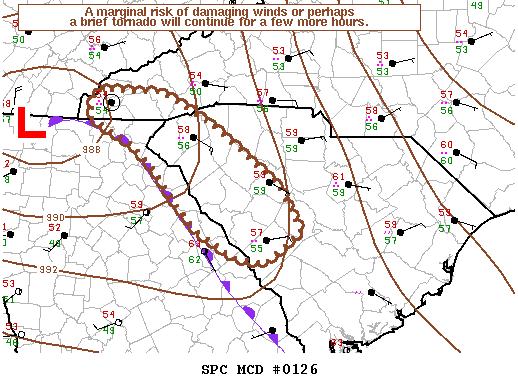 Mesoscale Discussion 126