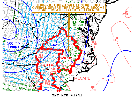 Mesoscale Discussion 1741