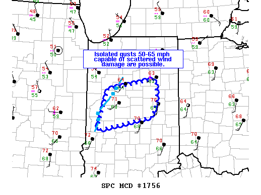 Mesoscale Discussion 1756