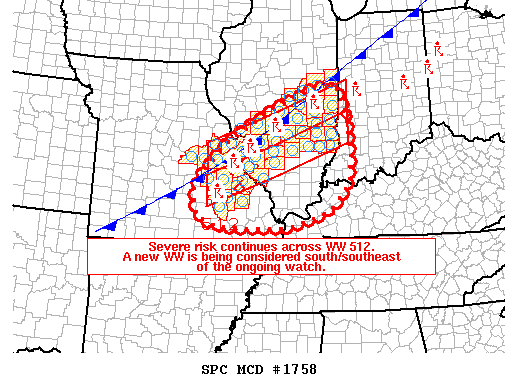Mesoscale Discussion 1758