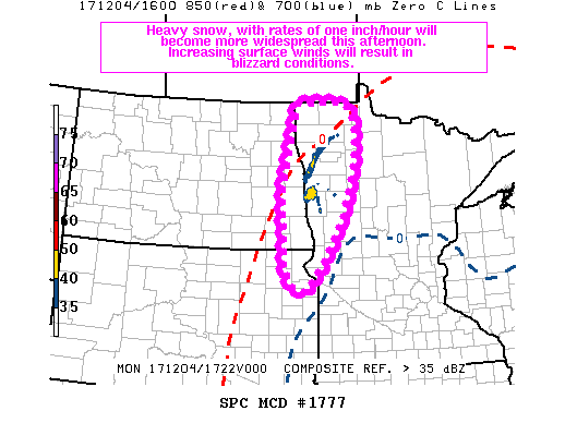 Mesoscale Discussion 1777
