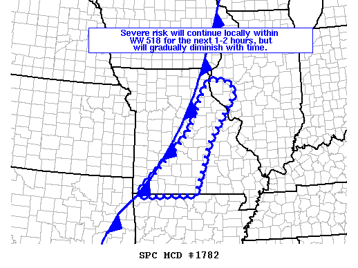 Mesoscale Discussion 1782