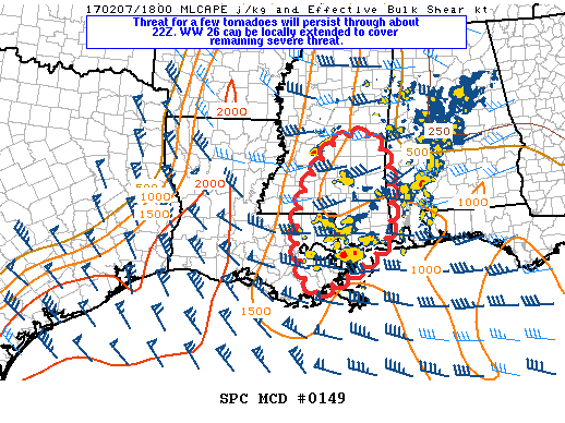 Mesoscale Discussion 149