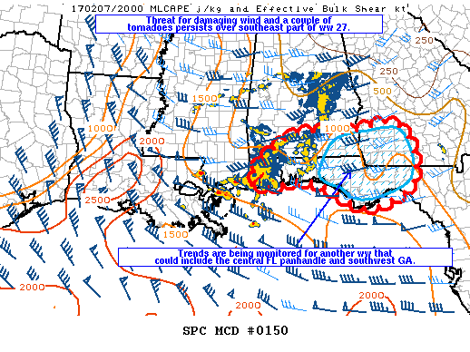 Mesoscale Discussion 150