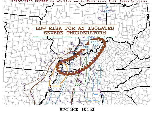 Mesoscale Discussion 153