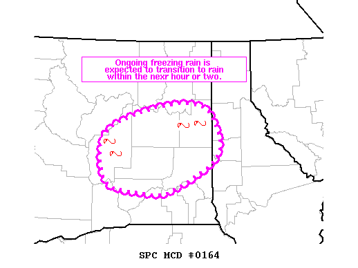 Mesoscale Discussion 164