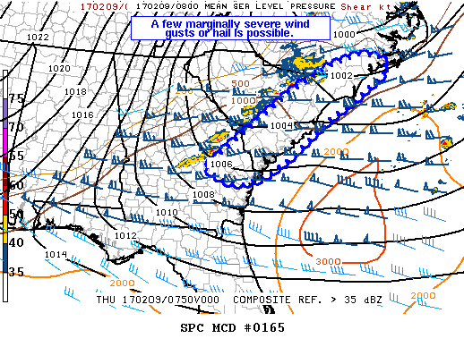 Mesoscale Discussion 165