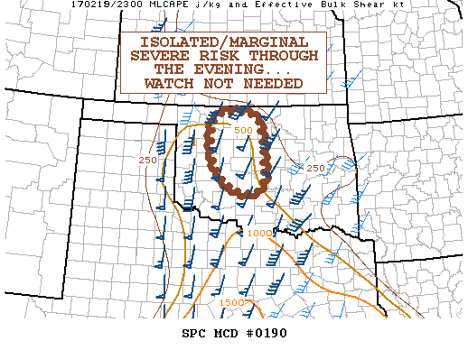 Mesoscale Discussion 190