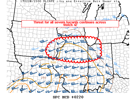 Mesoscale Discussion 220