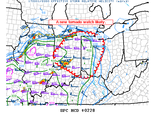 Mesoscale Discussion 228