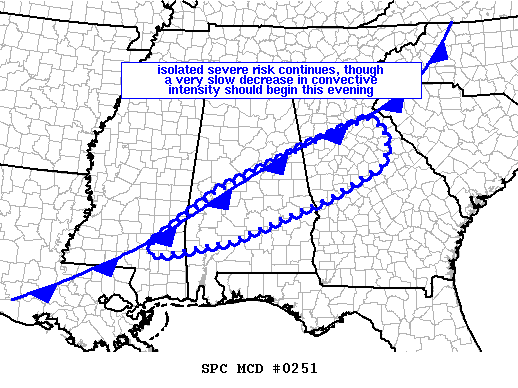Mesoscale Discussion 251