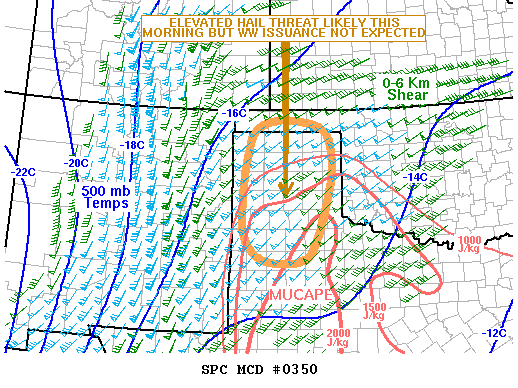 Mesoscale Discussion 350