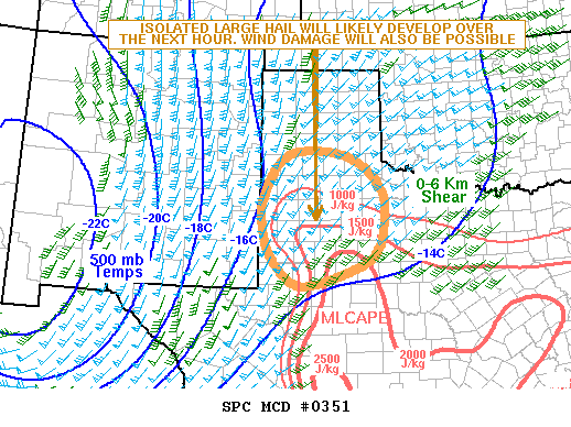 Mesoscale Discussion 351
