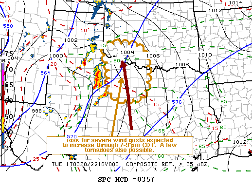Mesoscale Discussion 357