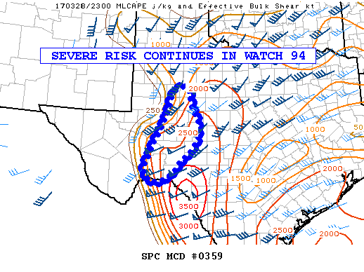 Mesoscale Discussion 359