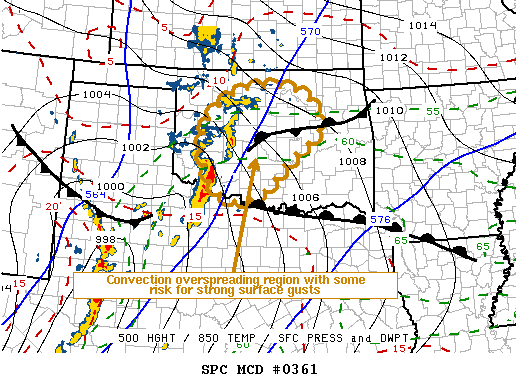 Mesoscale Discussion 361
