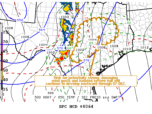 Mesoscale Discussion 364