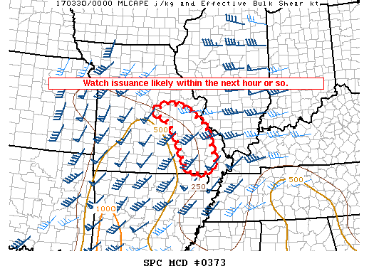 Mesoscale Discussion 373