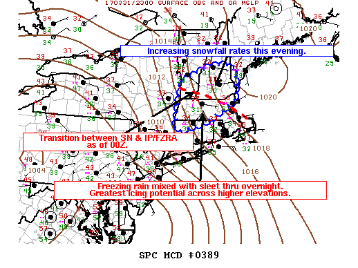 Mesoscale Discussion 389