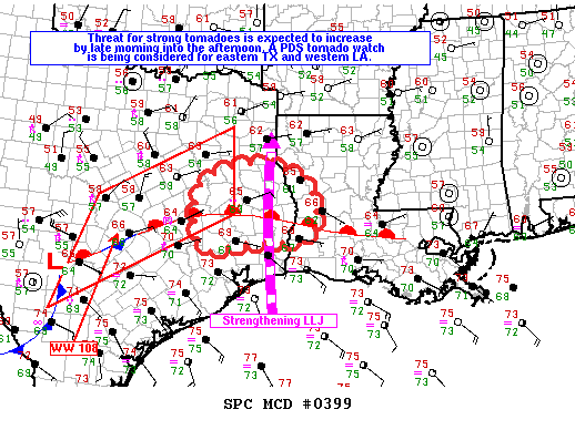 Mesoscale Discussion 399