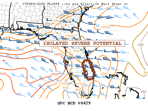 Mesoscale Discussion 429