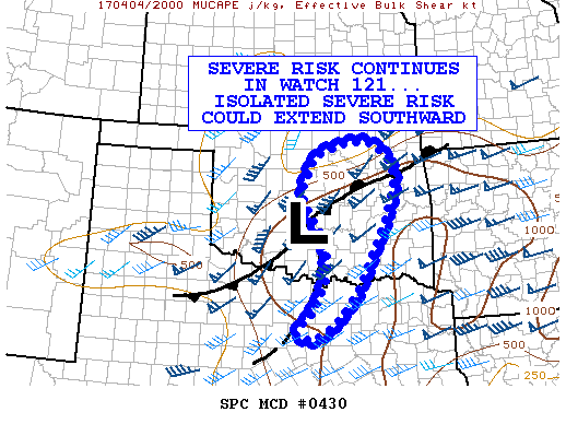 Mesoscale Discussion 430