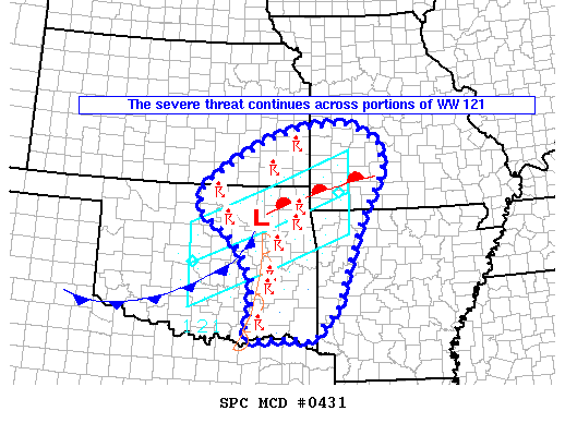 Mesoscale Discussion 431