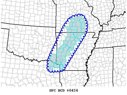 Mesoscale Discussion 434