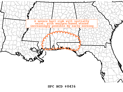 Mesoscale Discussion 436