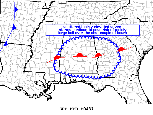 Mesoscale Discussion 437