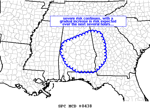 Mesoscale Discussion 438
