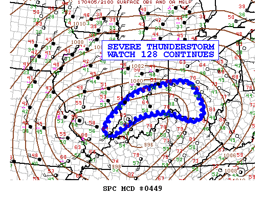 Mesoscale Discussion 449