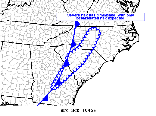 Mesoscale Discussion 456