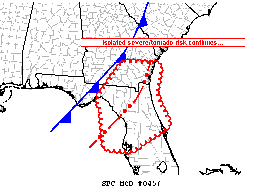Mesoscale Discussion 457