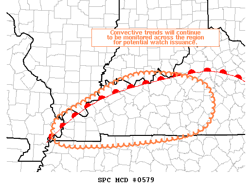 Mesoscale Discussion 579