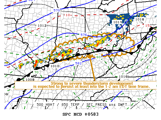 Mesoscale Discussion 583
