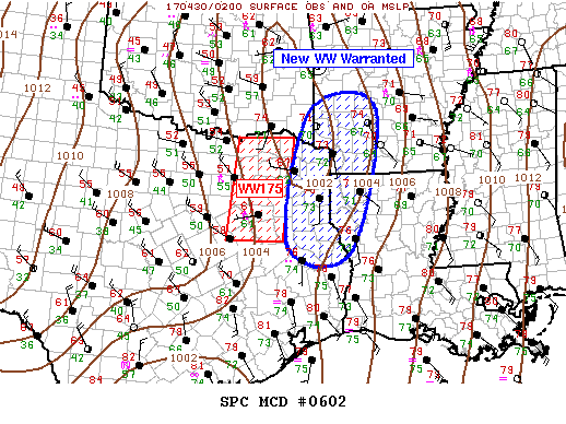 Mesoscale Discussion 602