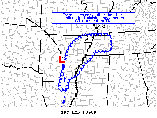 Mesoscale Discussion 609