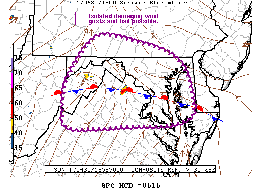 Mesoscale Discussion 616