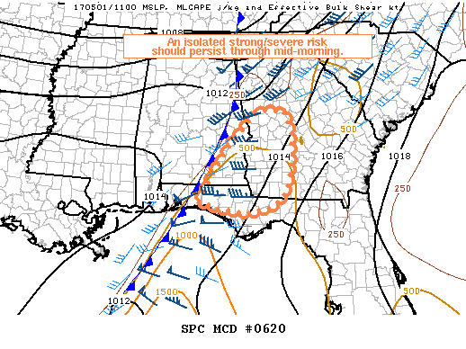 Mesoscale Discussion 620