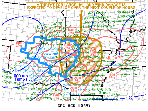 Mesoscale Discussion 697
