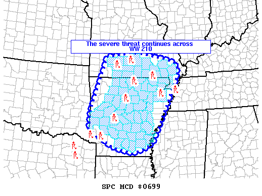 Mesoscale Discussion 699