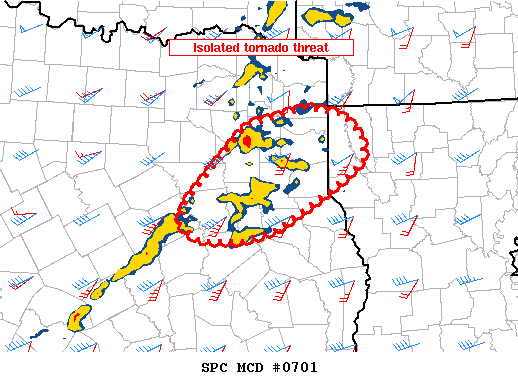Mesoscale Discussion 701