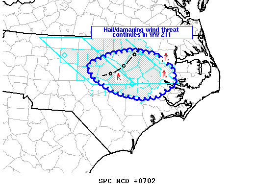 Mesoscale Discussion 702