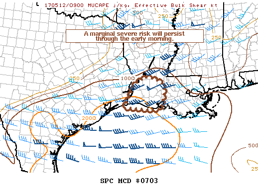 Mesoscale Discussion 703