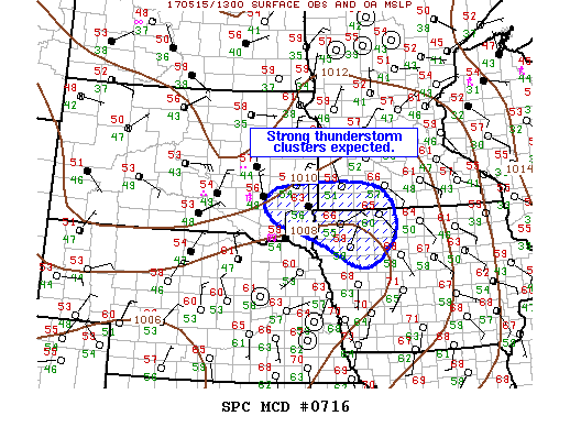 Mesoscale Discussion 716