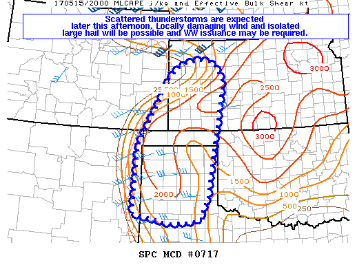 Mesoscale Discussion 717